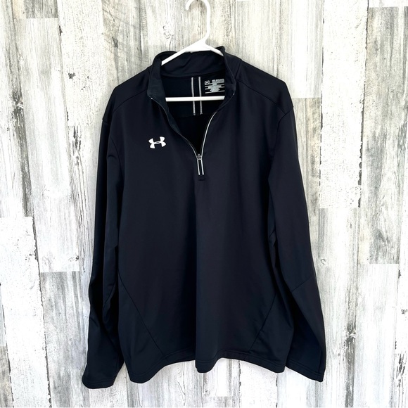 Under Armour Men’s Qualifier Loose Long Sleeve 1/4 Zip Pullover Size 2XL - Picture 4 of 6